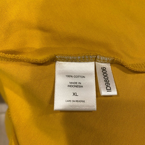 NWT- XL NY & Company Mustard Sleeveless Summer Dress with pockets. 100% Cotton - Picture 5 of 5